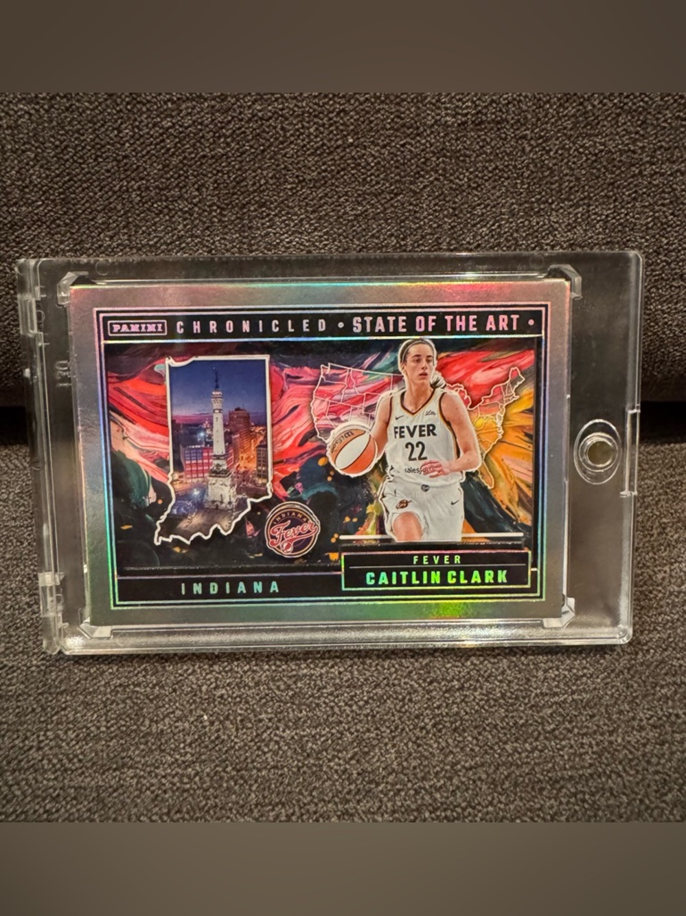 Custom 3D Floater - Caitlin Clark State of the Art - Indiana Fever